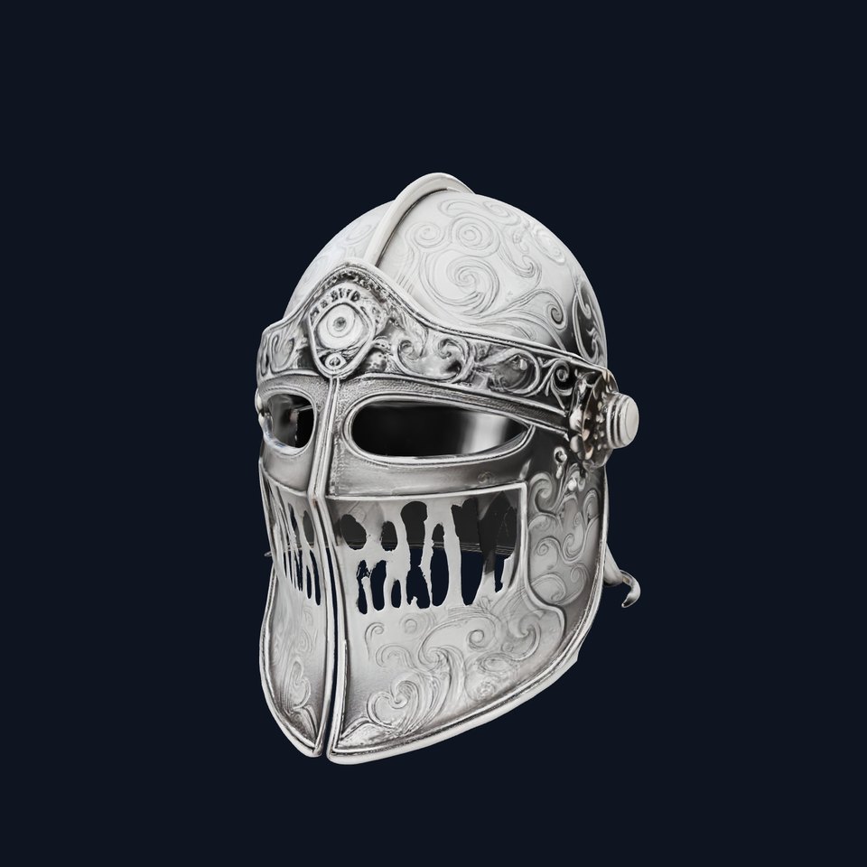 Medieval Decorative Helmet model pack