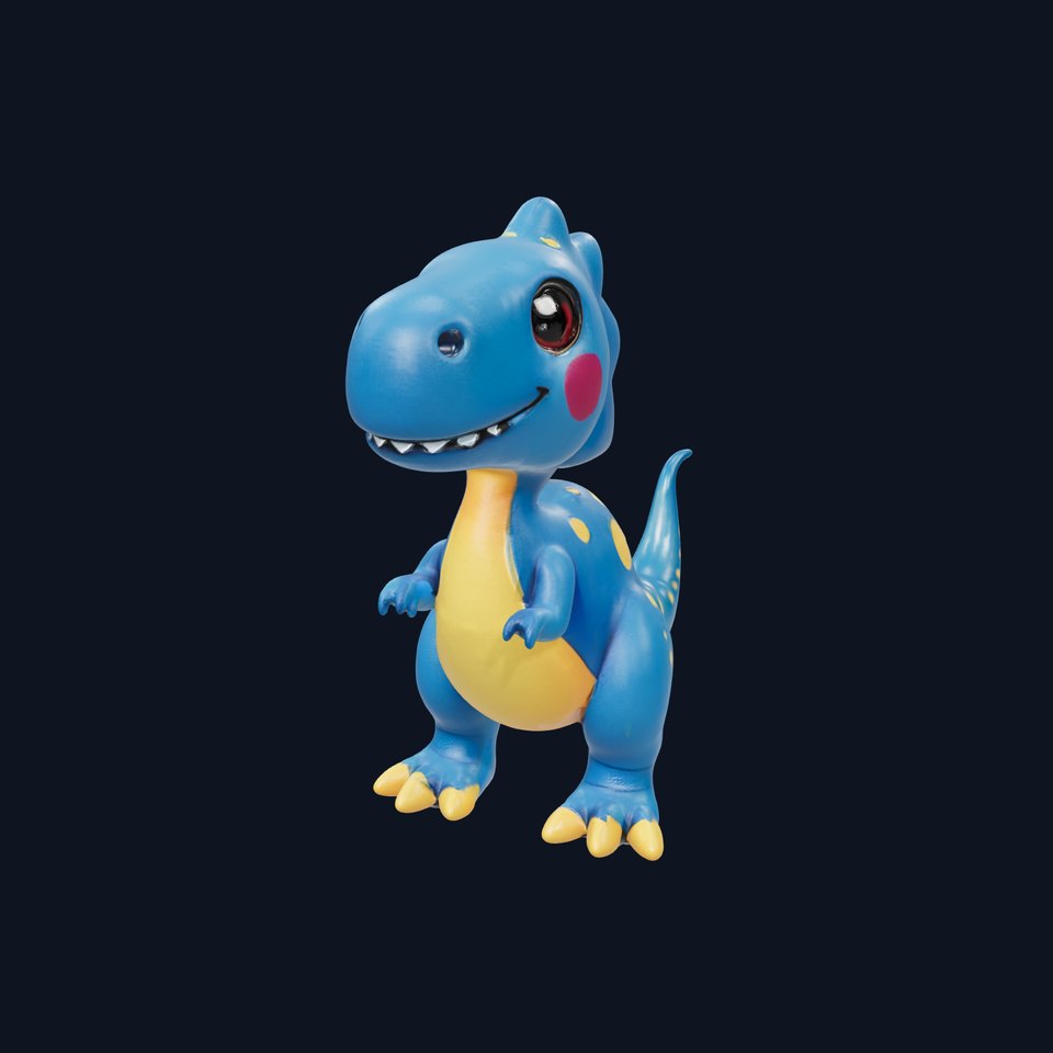 Cartoon Dinosaur Model Pack