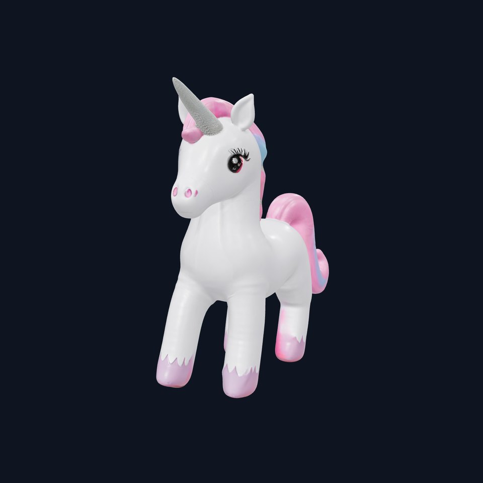 Inflatable Unicorn model pack  toy design collection