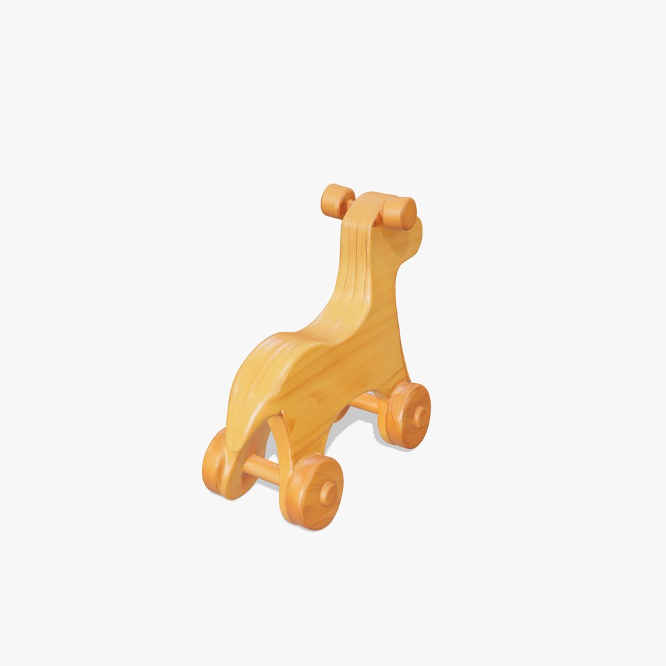Wooden Toy Deer Model Pack  Interactive Design