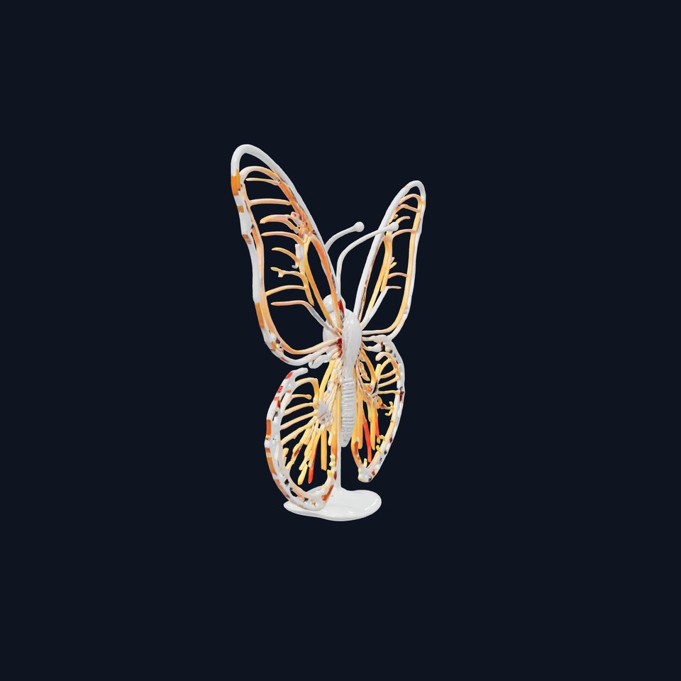 Glass Butterfly Model Pack with Elegant Design