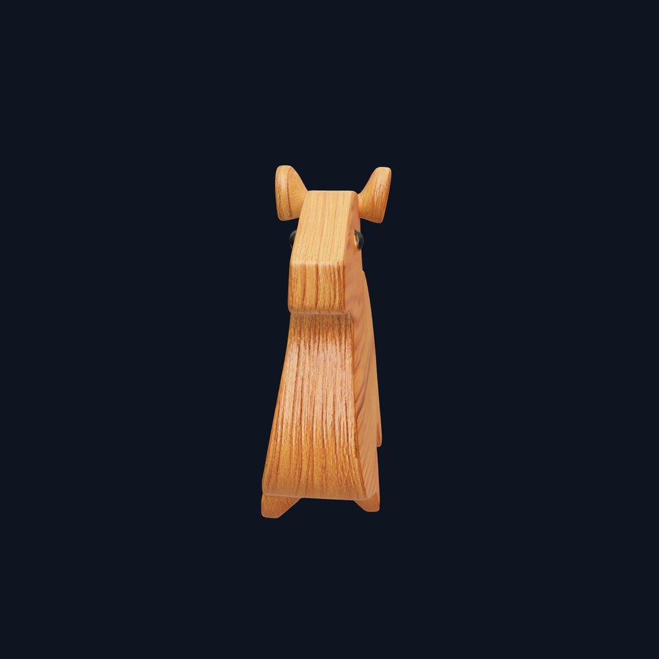 Wooden Animal Figure model pack