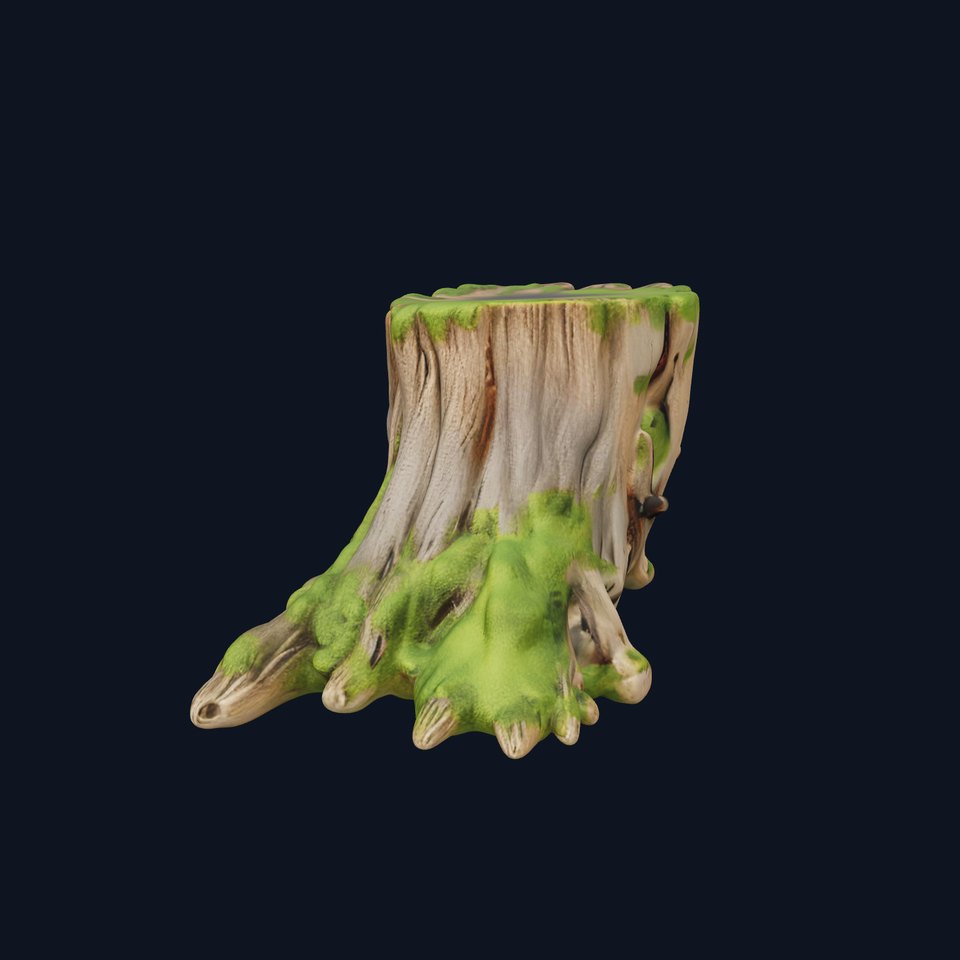 Tree Stump and Moss Model Pack for D Environments