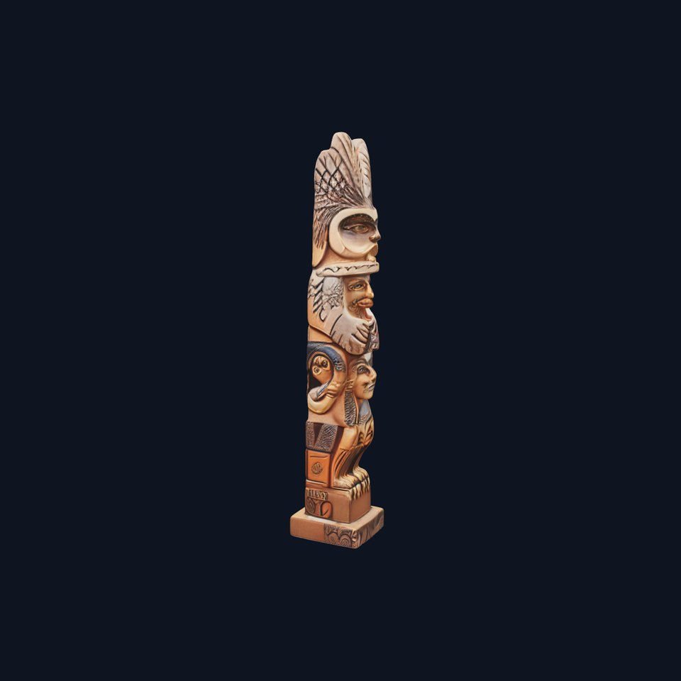 Native American Totem Pole Model Pack