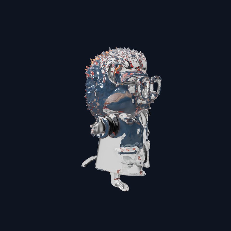 Skeleton Pirate Character Model  Rigged and Animated