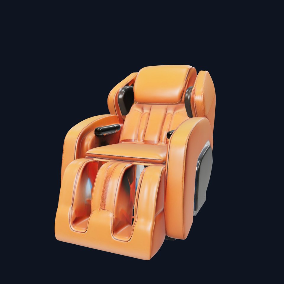 Luxury Massage Chair Model Pack for Interactive and Production Use