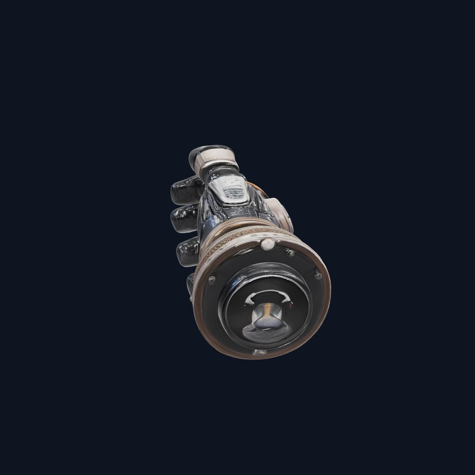 Futuristic Cybernetic Glove Model Pack