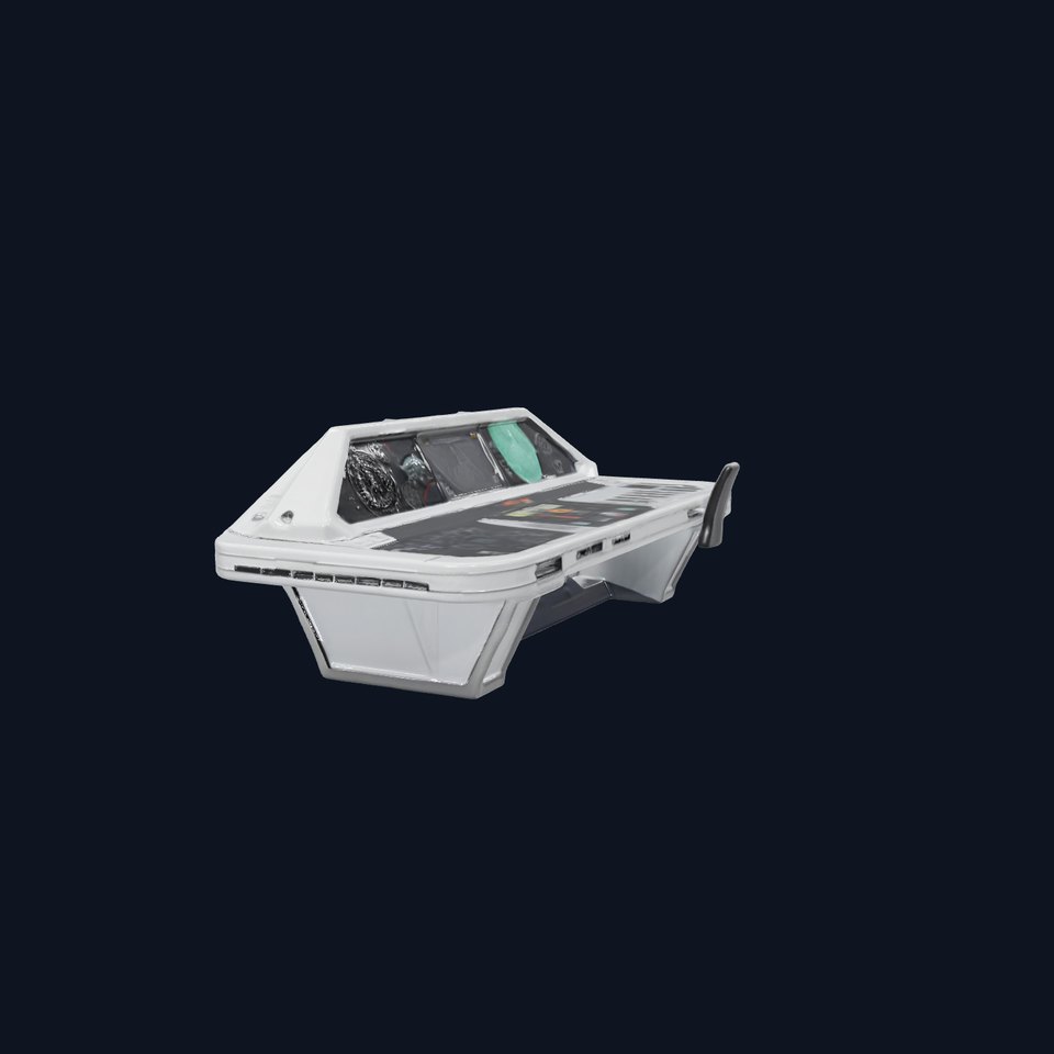Futuristic Command Console Model Pack