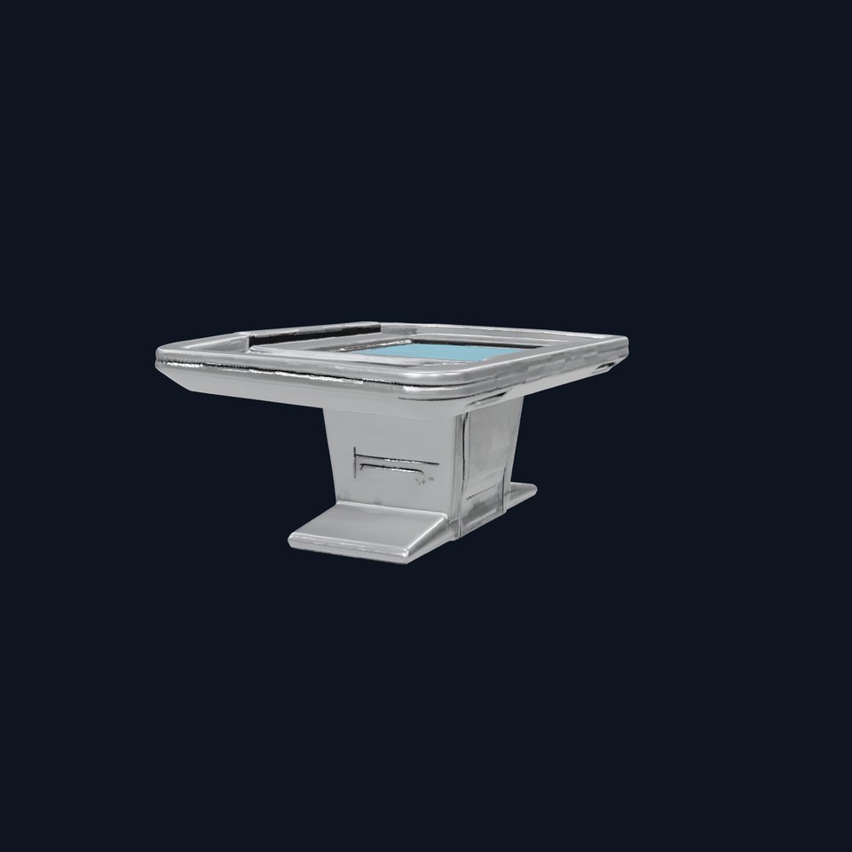 Futuristic Interactive Table Model Pack