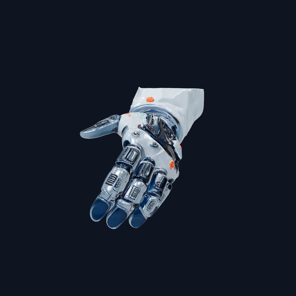 Futuristic Robotic Hand Model Pack
