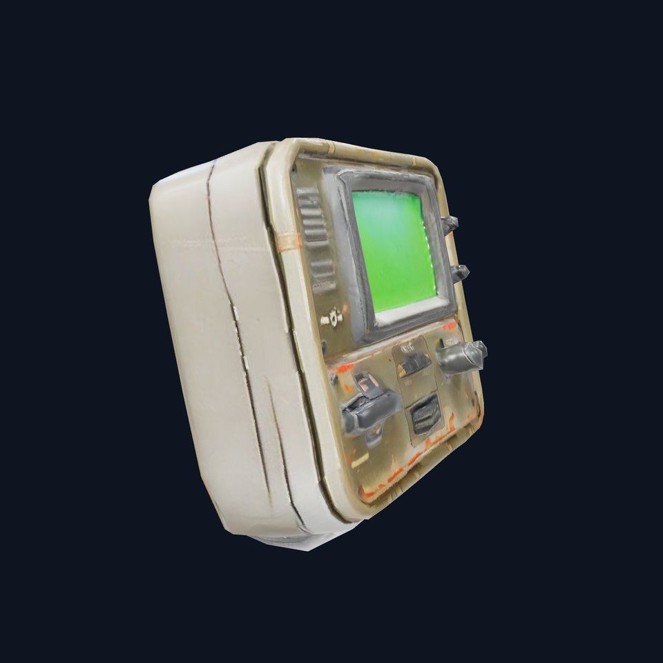 Retro Military Tech Model Pack with Monitor