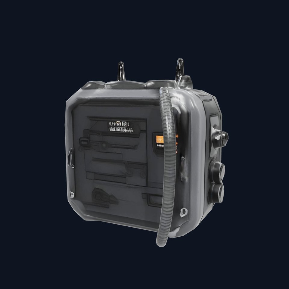 Retro Military Tactical Device Model Pack