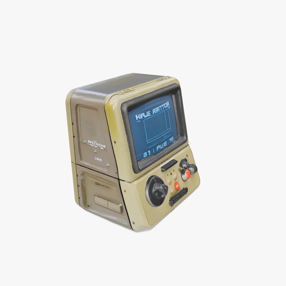 Retro Military Console Model Pack for Vintage Themed Projects