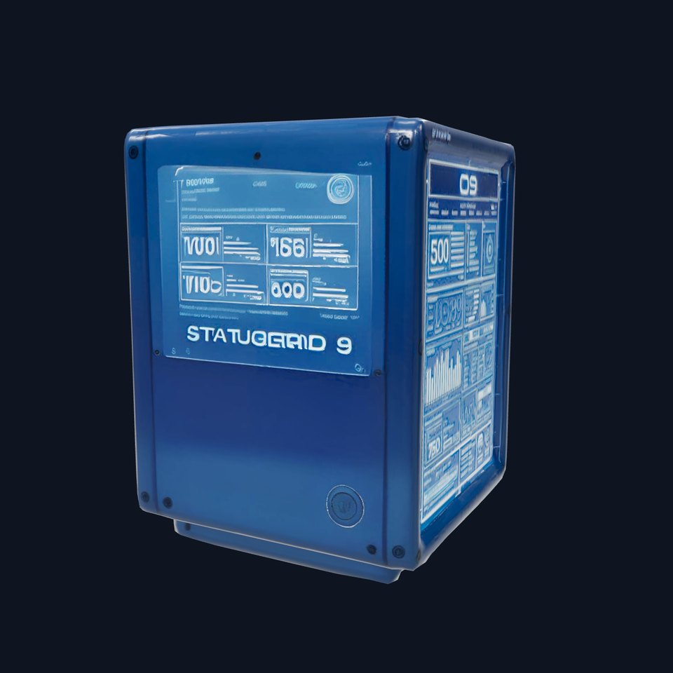 Futuristic Data Terminal model pack with Interactive Display