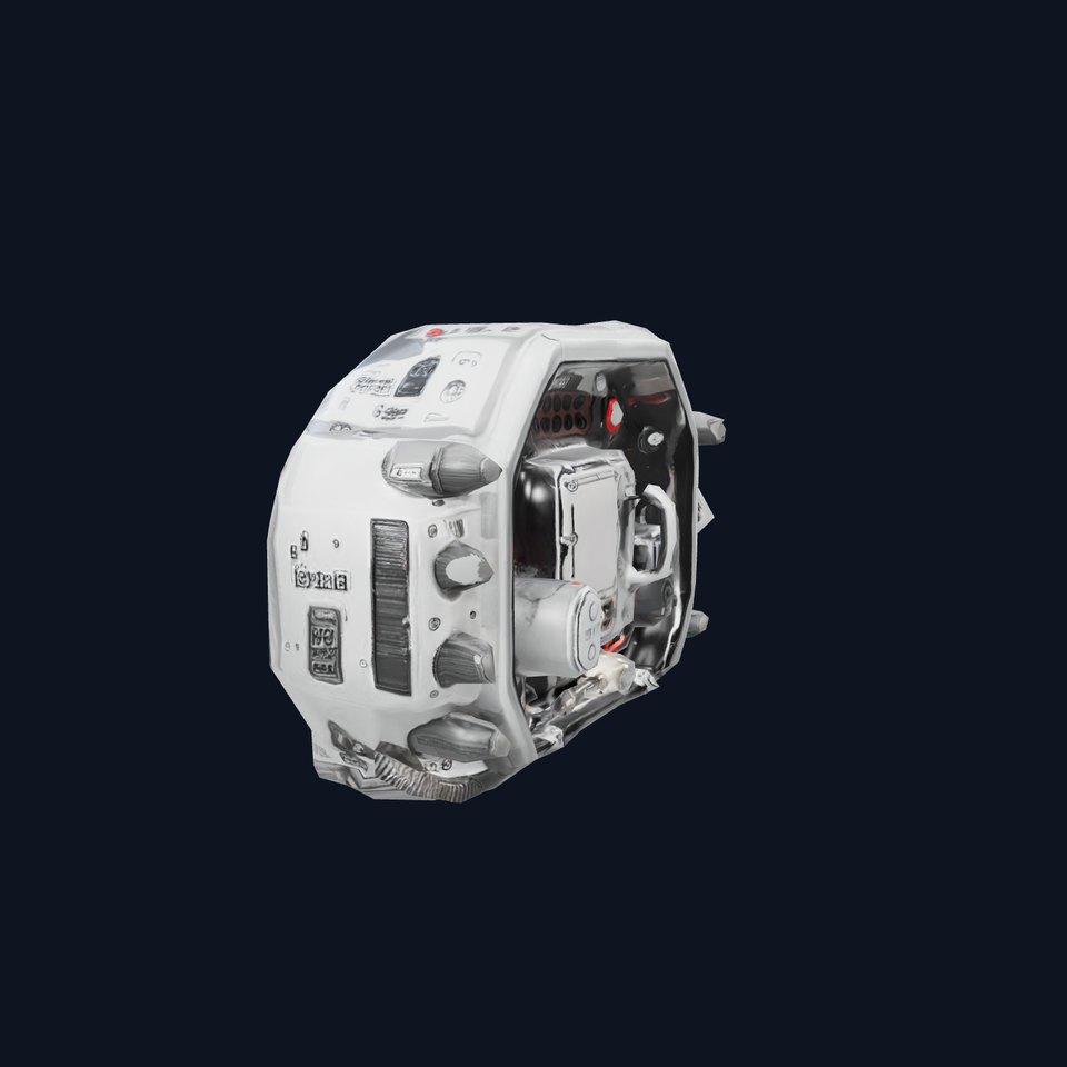 Futuristic Control Panel Model Pack with High Detail