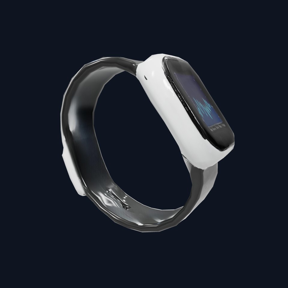 Smartwatch with Dynamic Display Model Pack