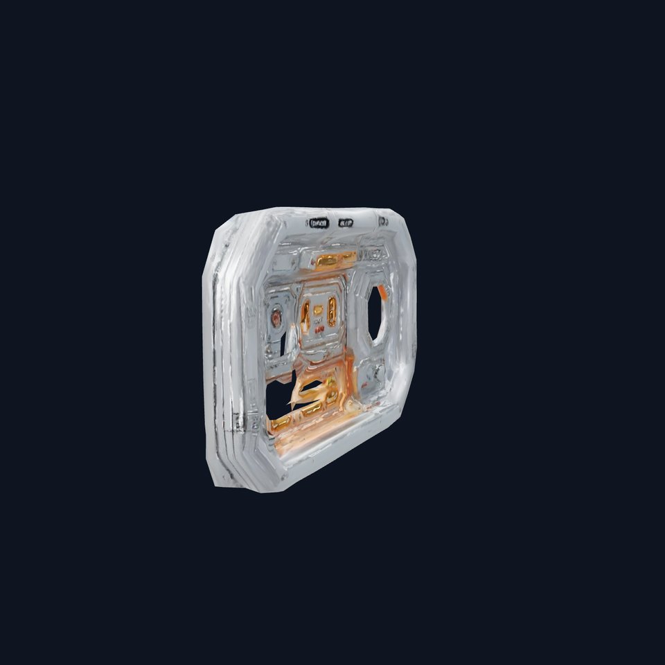 SciFi Control Panel model pack with glowing elements