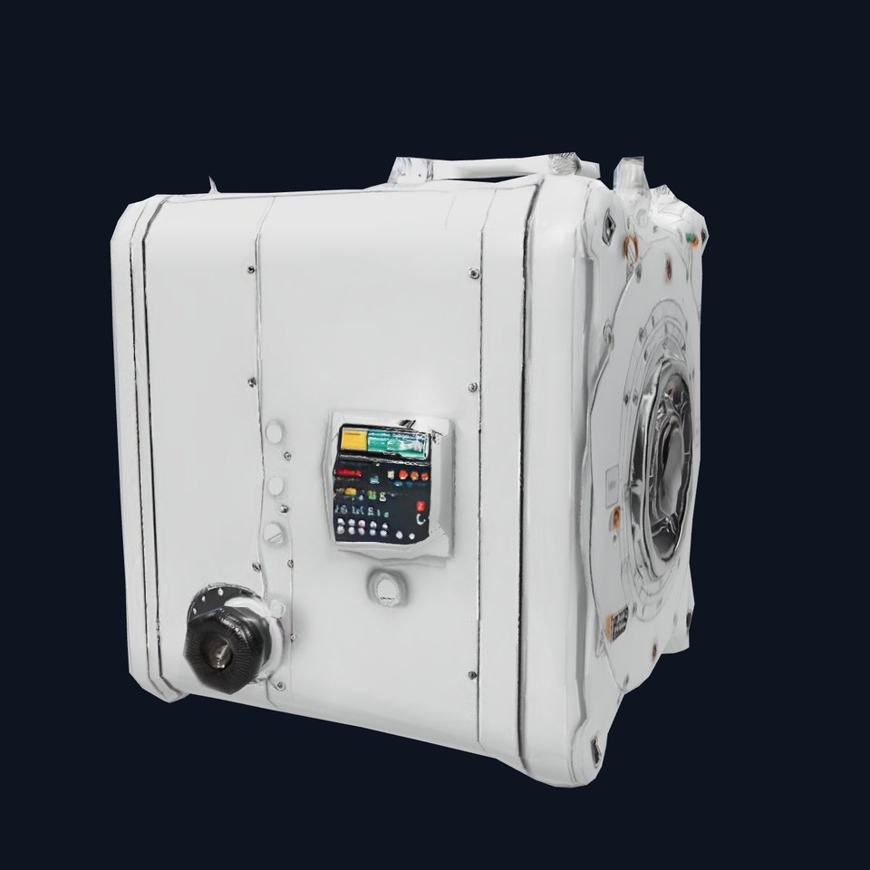 Futuristic Industrial Machine model pack