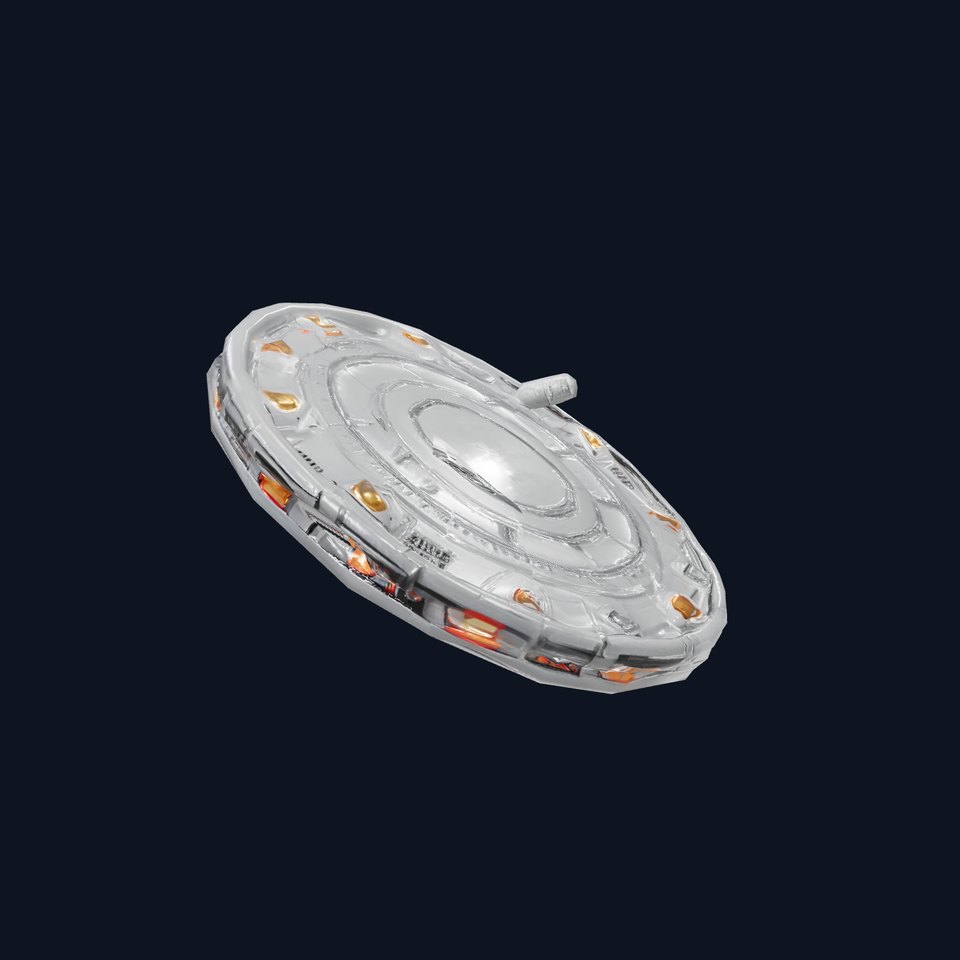 Futuristic Disc Interface model pack