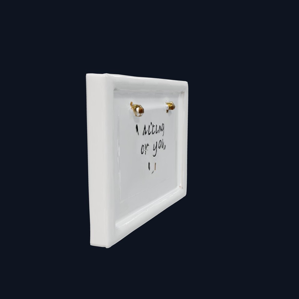 Modern White Frame Model Pack with Clip  Poster Detail