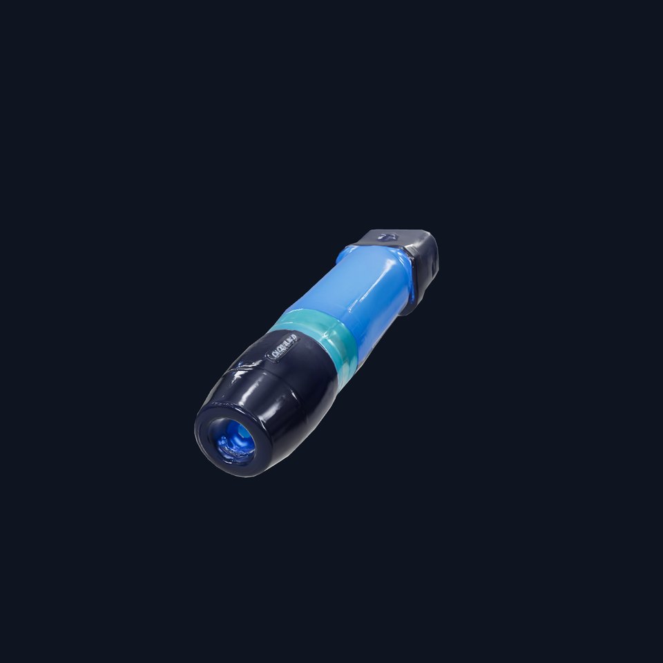 Futuristic Blue Light Pen model pack