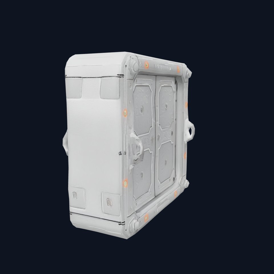 SciFi Vault Door Model Pack with Red LED Lights