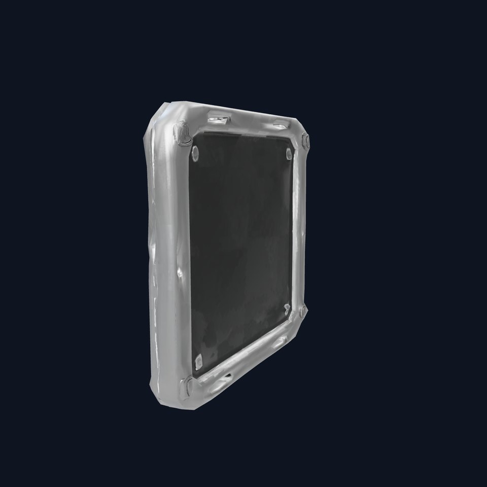 Industrial Metal Panel with LED Lights model pack