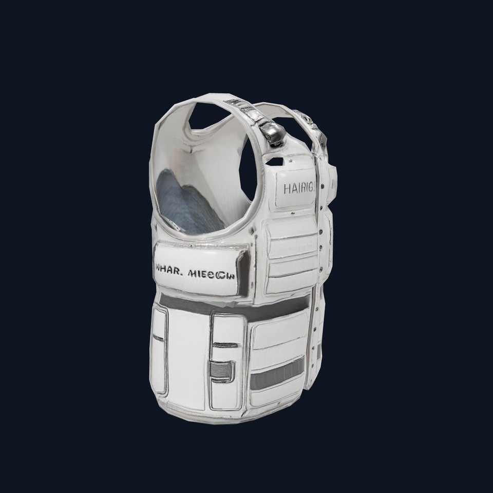 Futuristic Tactical Vest Model Pack