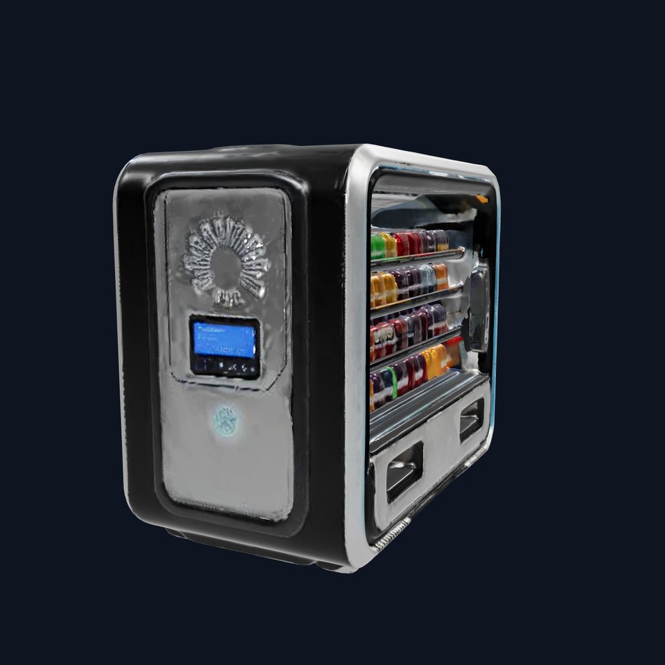 Modern Beverage Vending Machine Model Pack