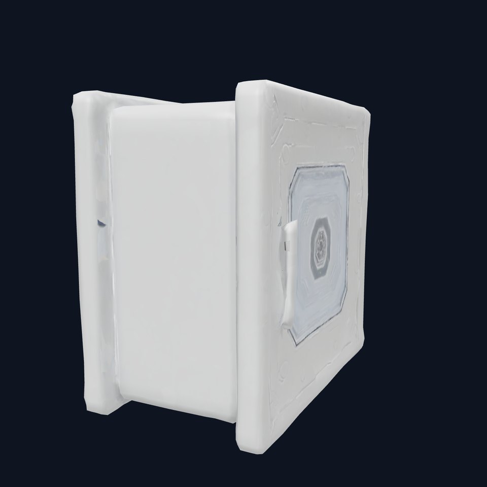 Vault Door model pack with metallic design