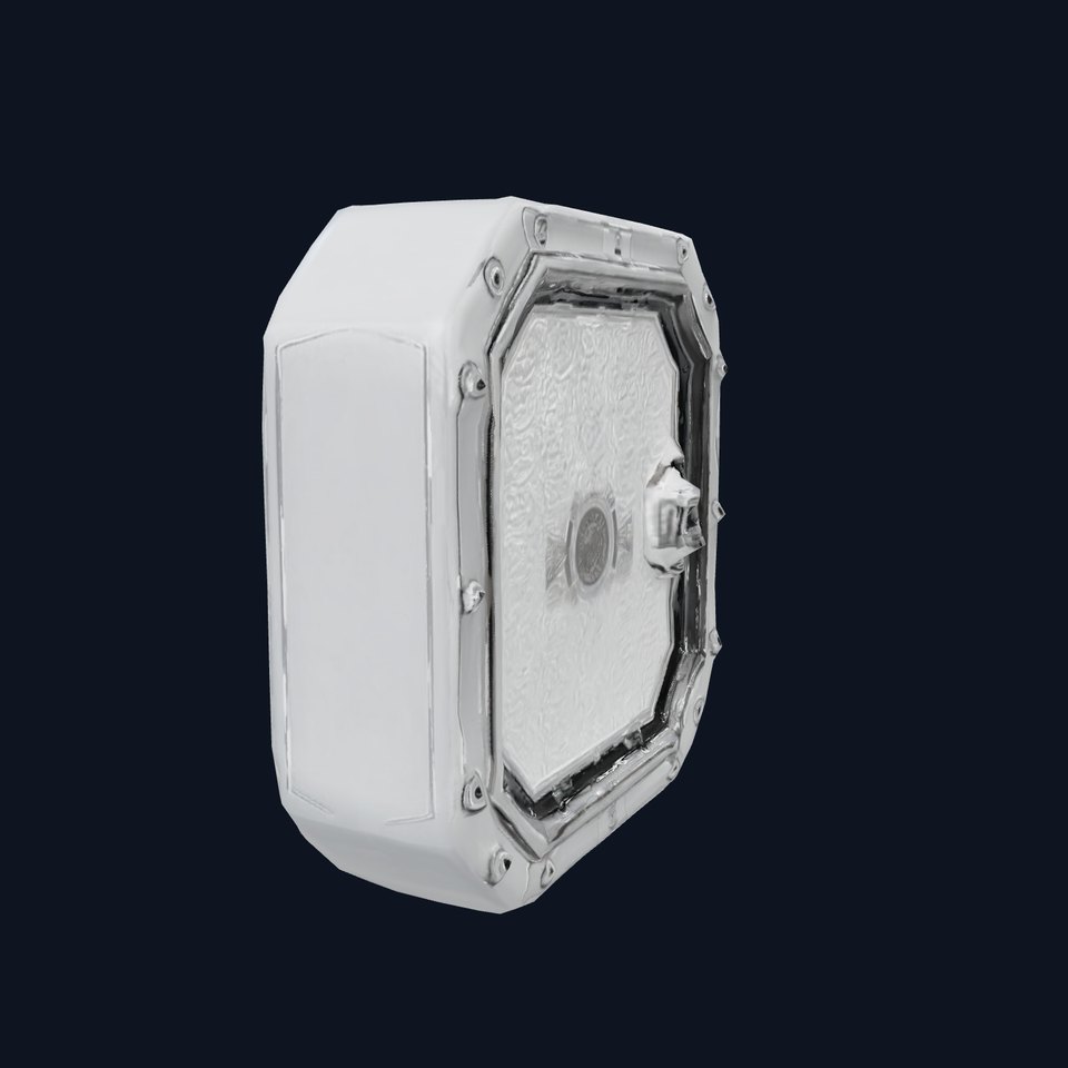 SciFi Vault Door model pack  highly detailed metallic structure