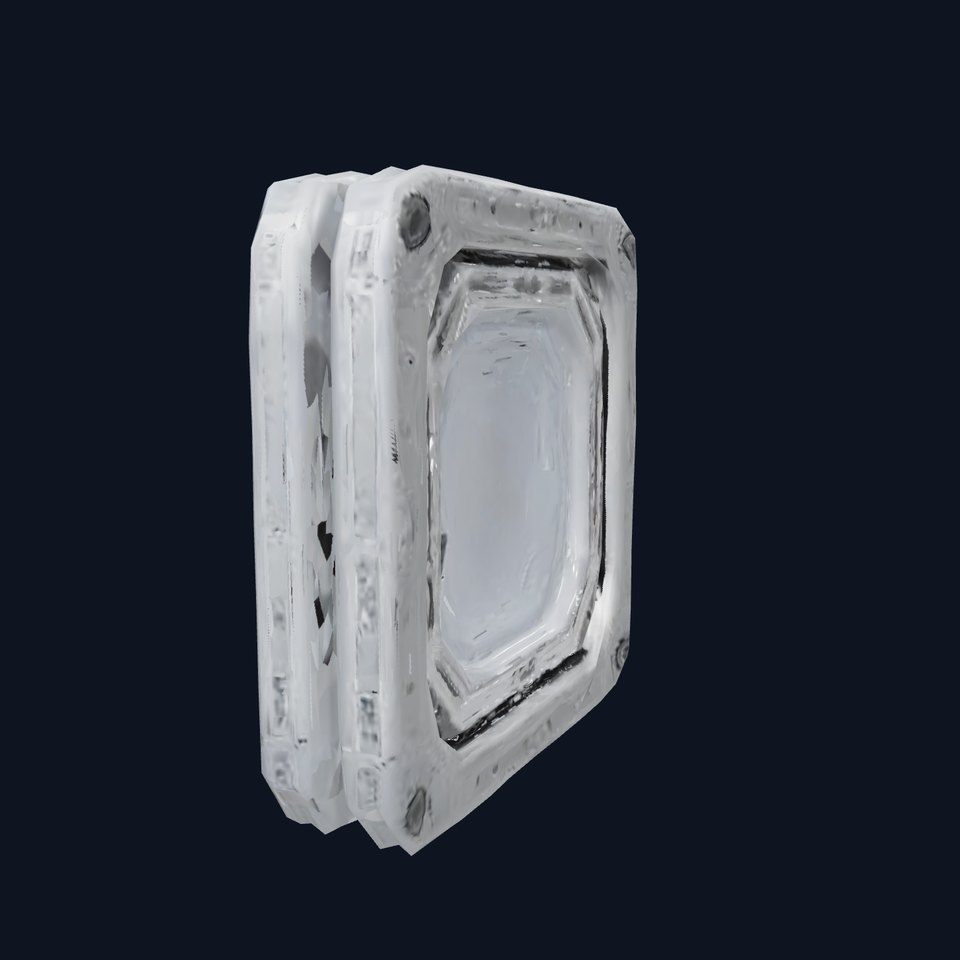 Futuristic SciFi Portal Model Pack with Metallic Accents