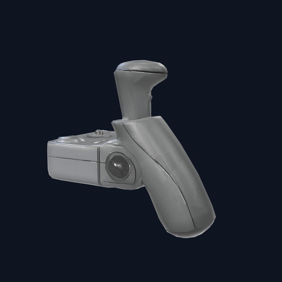 Joystick Controller Model Pack with Detailed Buttons and Grips