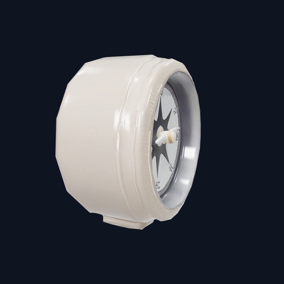 Elegant Nautical Compass Model Pack with Detailed Features