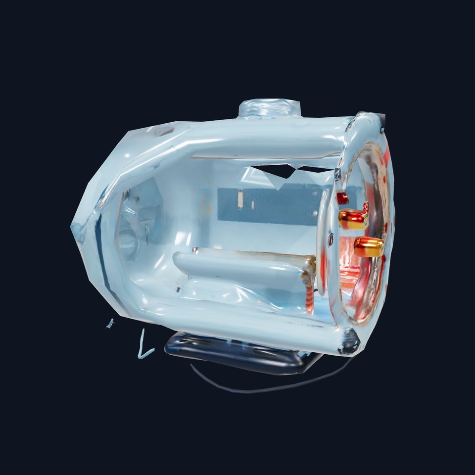 Futuristic Transparent Machine Model Pack