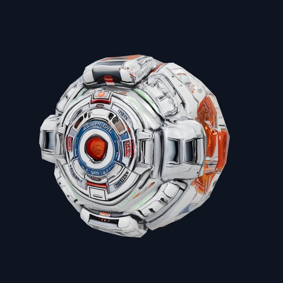 Futuristic SciFi Energy Core model pack