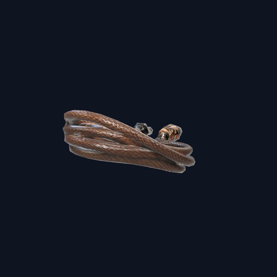 Rustic Coiled Cable Connectors Model Pack