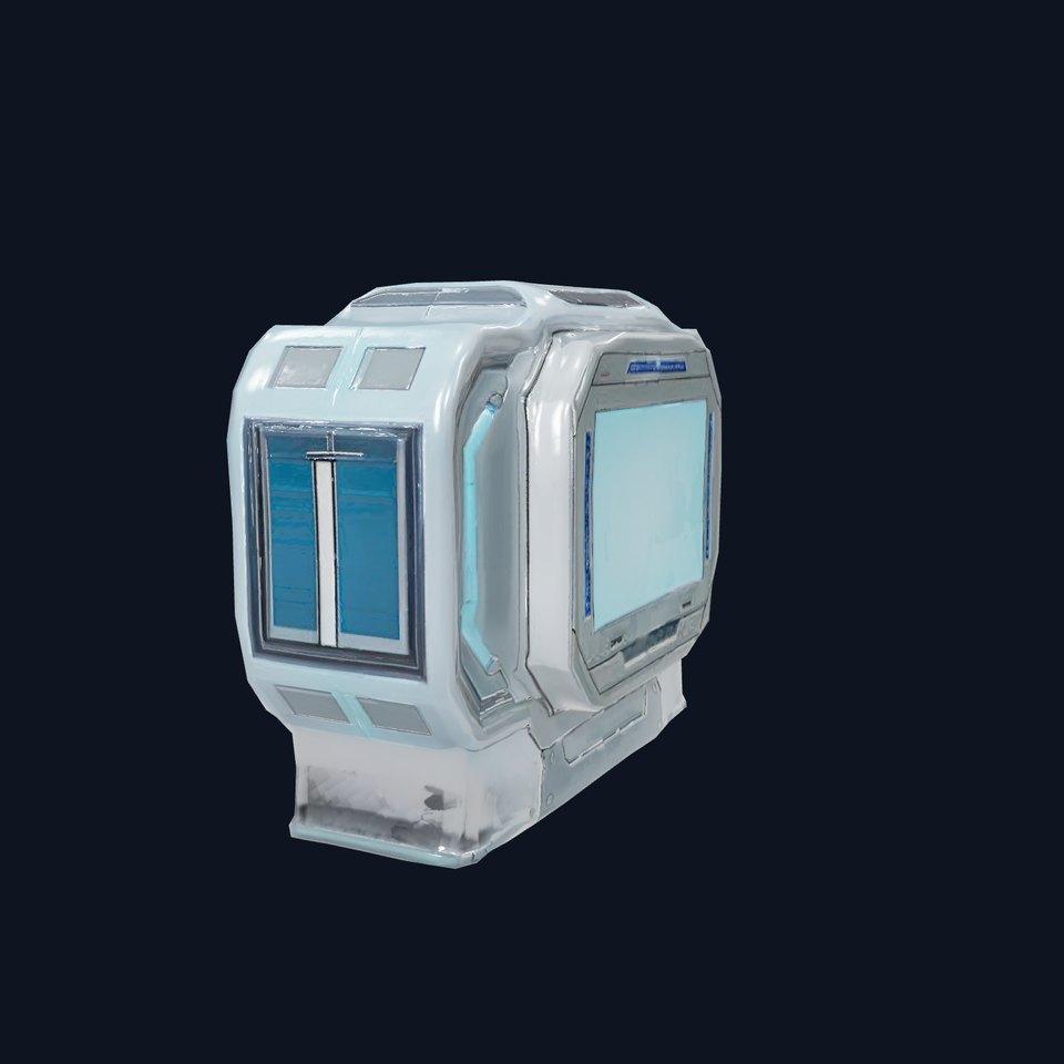 Futuristic Digital Display Model Pack for SciFi Environments