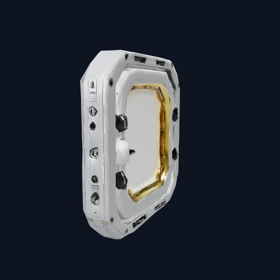 Futuristic SciFi Door Panel model pack