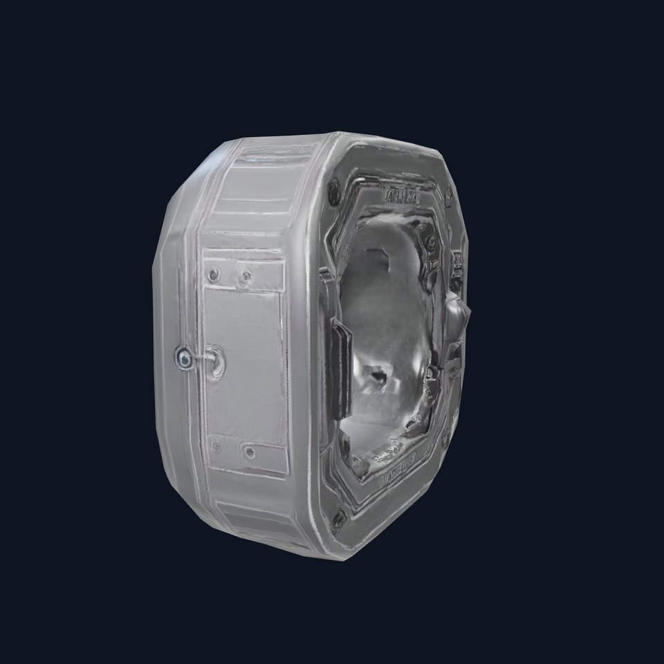 Futuristic Airlock Hatch model pack