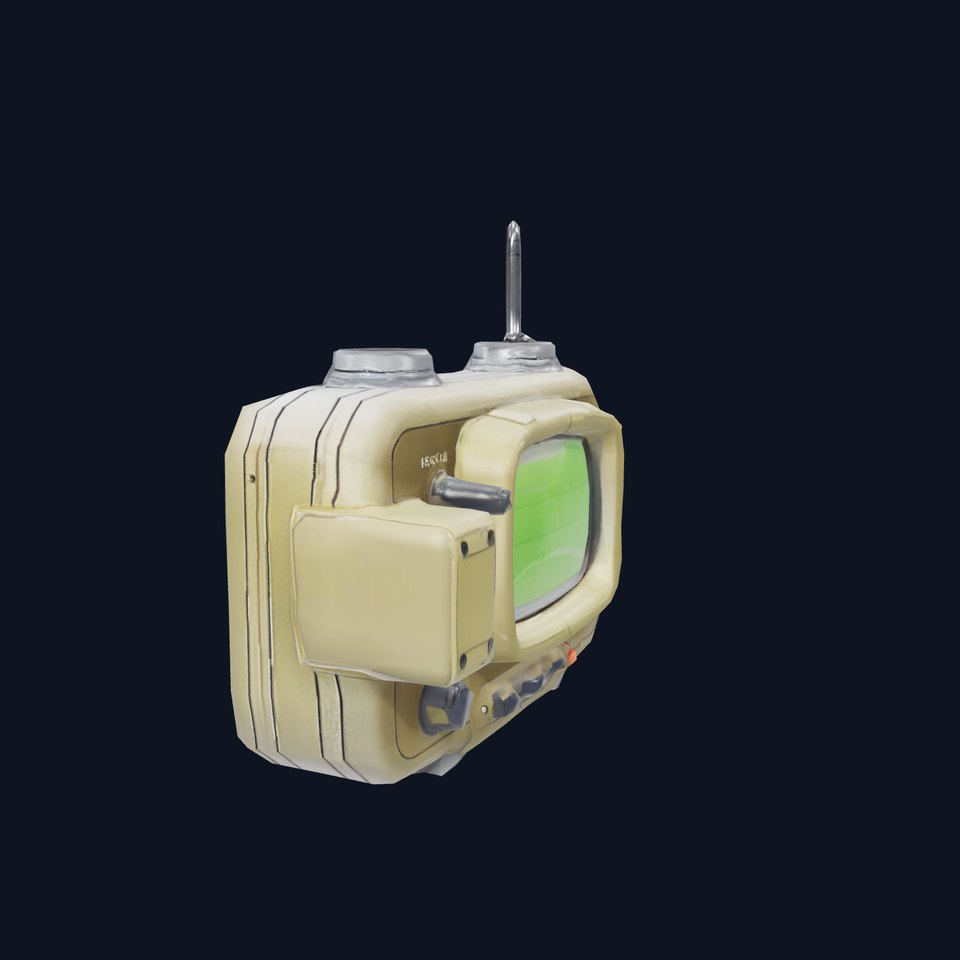 Portable Military Radar Device model pack