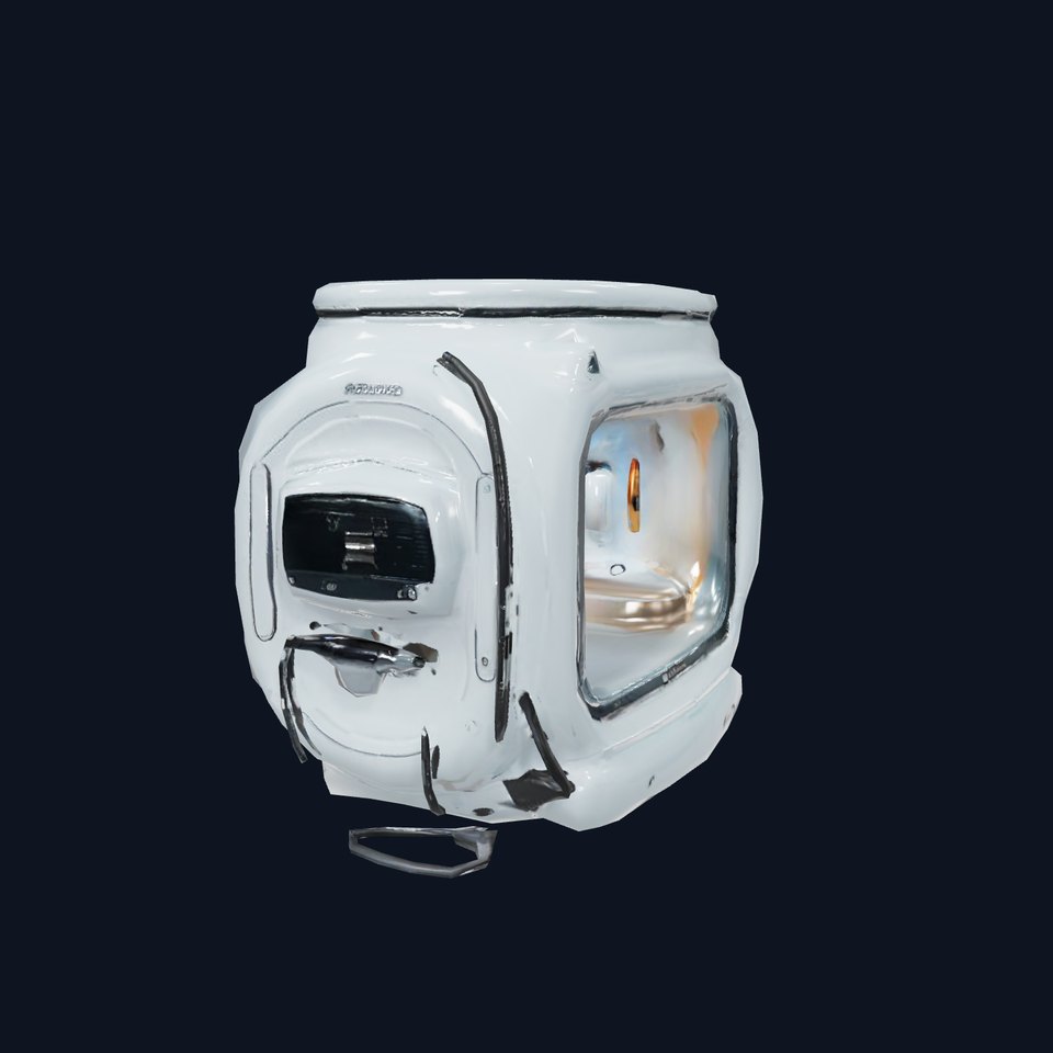 Futuristic Oven Appliance Model Pack