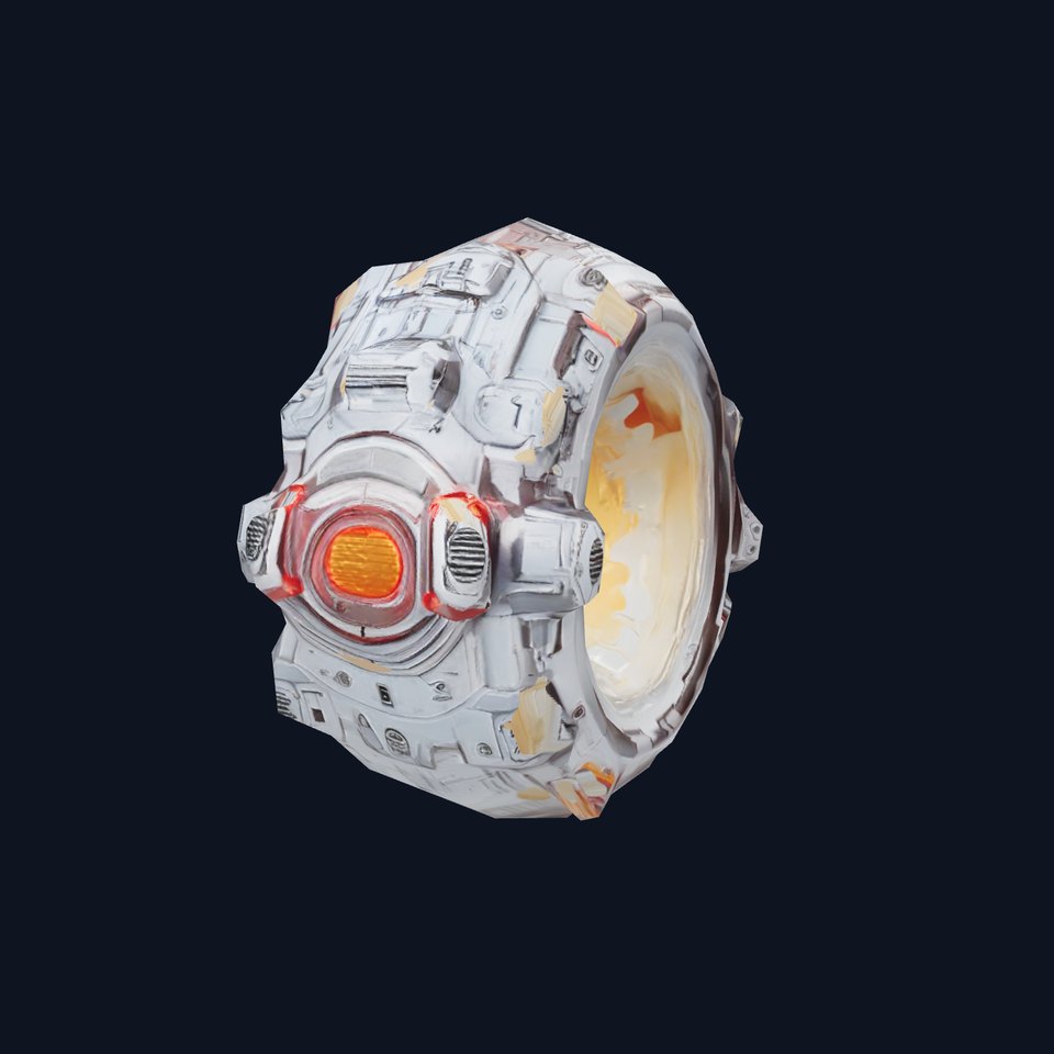 Futuristic SciFi Mechanical Orb Model Pack