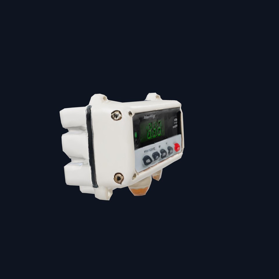 Industrial Sensor Display model pack with digital readout