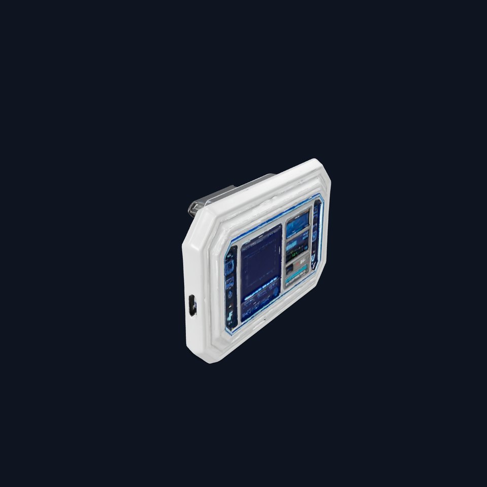 Futuristic Control Panel model pack