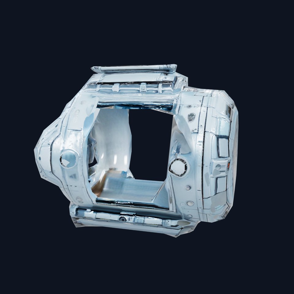 Futuristic Capsule Console Model Pack