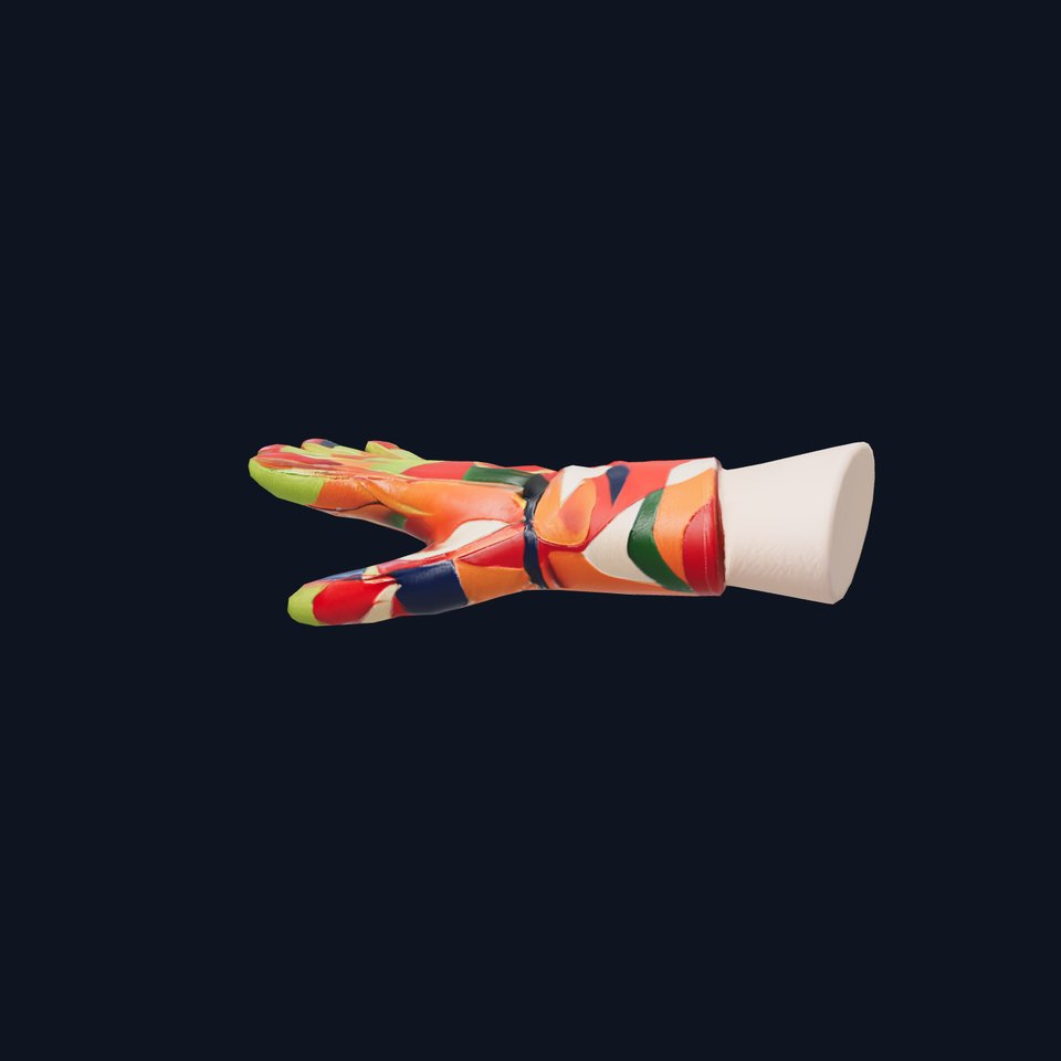 Colorful Abstract Glove model pack