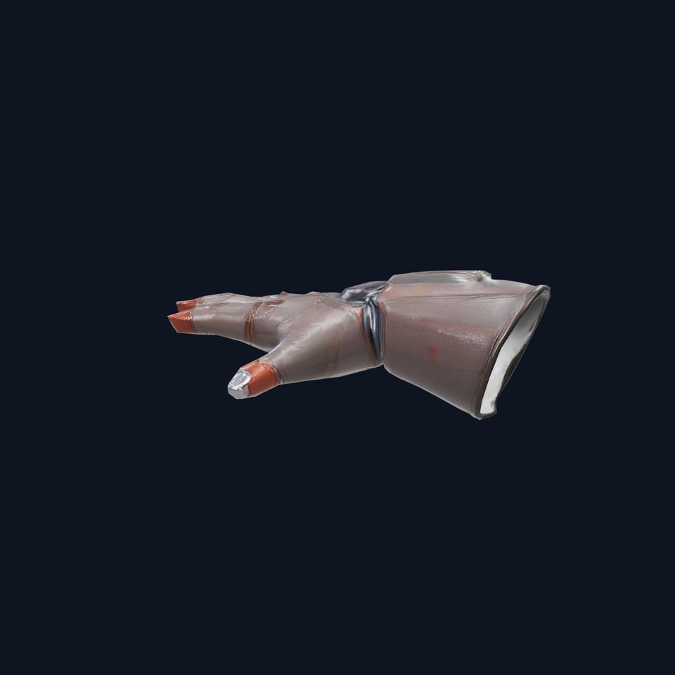 Futuristic Mechanical Glove Model Pack