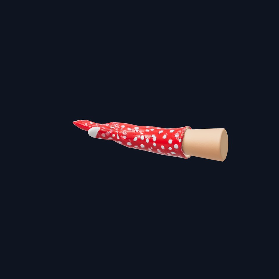 Red Polka Dot Glove Model Pack