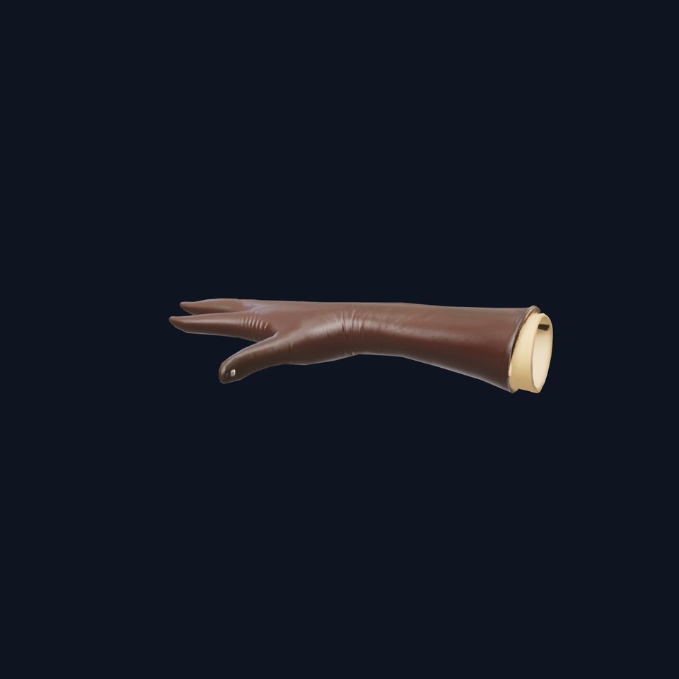 Elegant Velvet Glove Model Pack